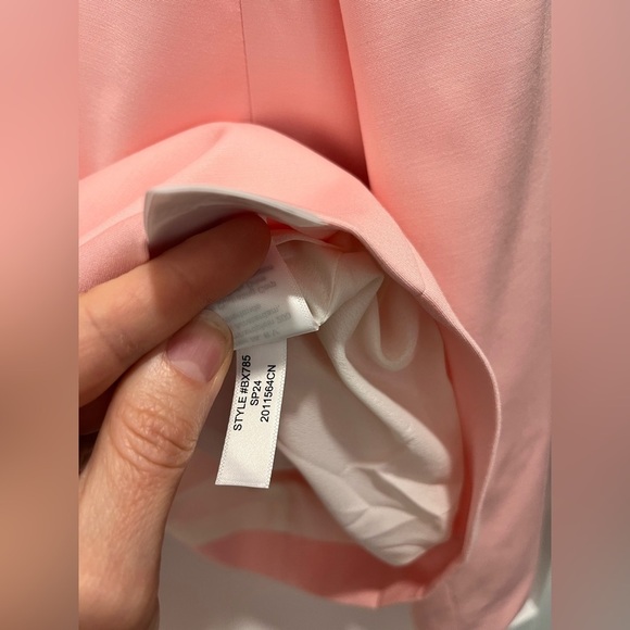 J.Crew $278 Relaxed Double Breasted Blazer in City Twill Pink Size 24 BX785 NEW - Picture 11 of 11
